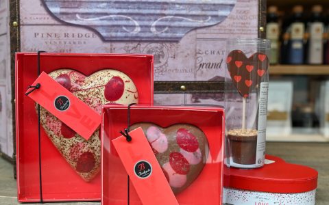 Chocolat en forme de coeur de chez Bodrato