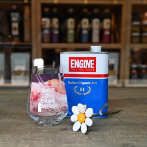 Sélection Gin Tonic avec fleur en chocolat